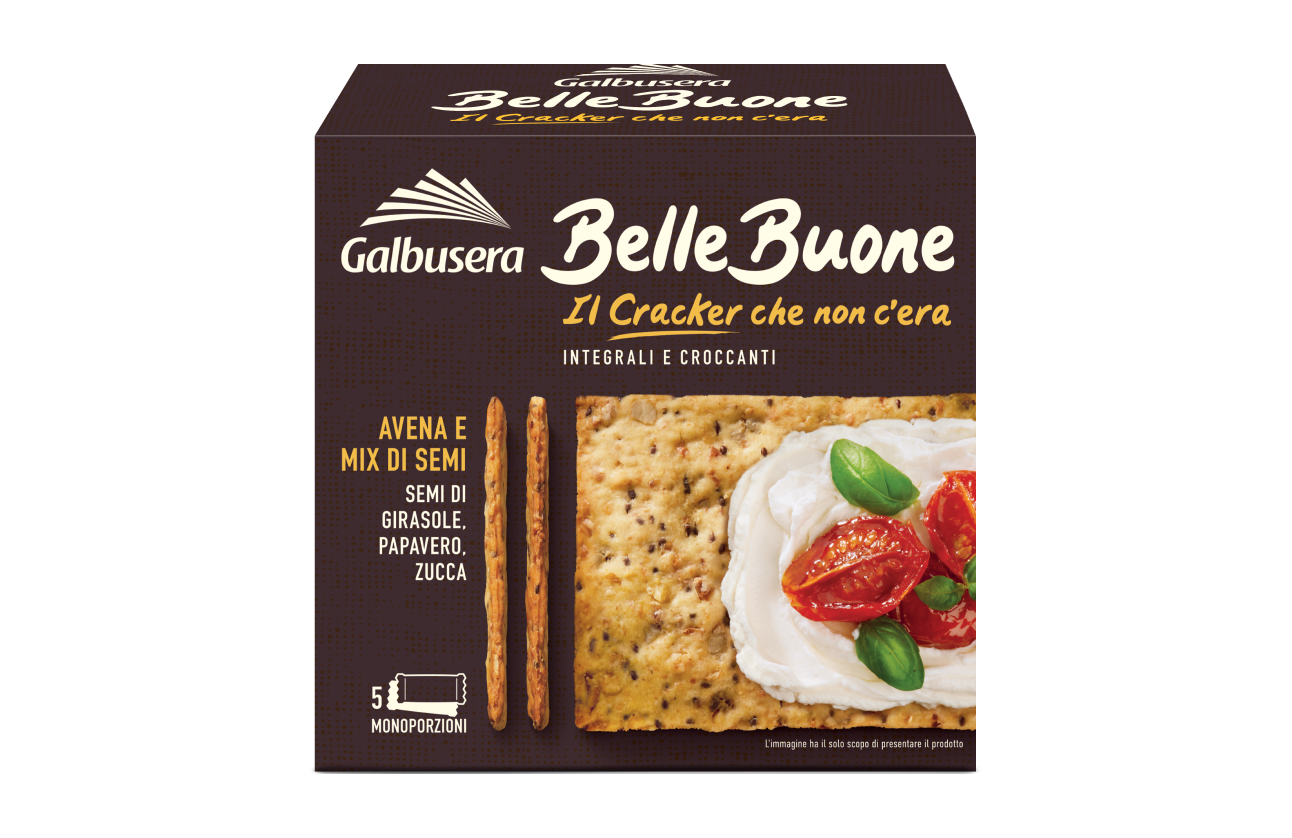 BelleBuone Cracker avena e mix di semi