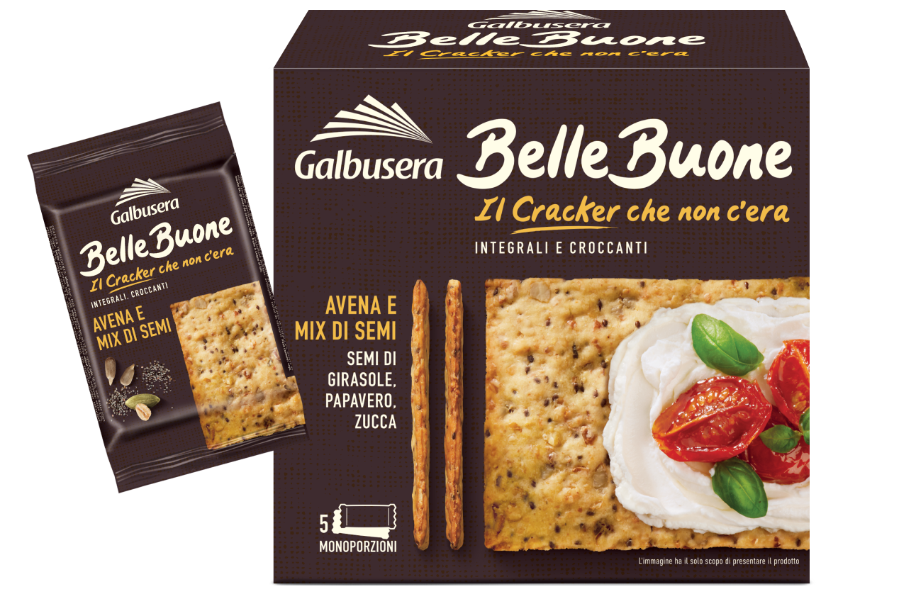 BelleBuone Cracker avena e mix di semi
