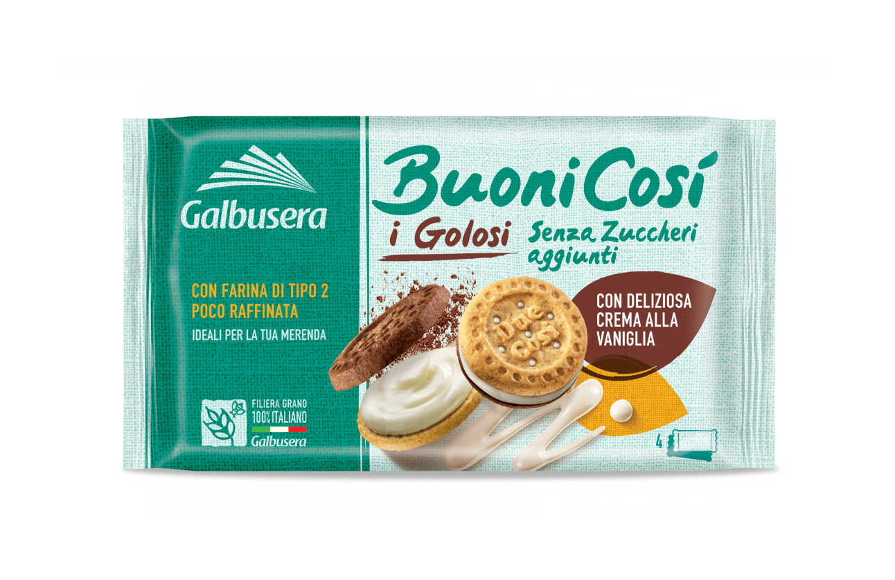 BuoniCosì farciti con crema alla vaniglia