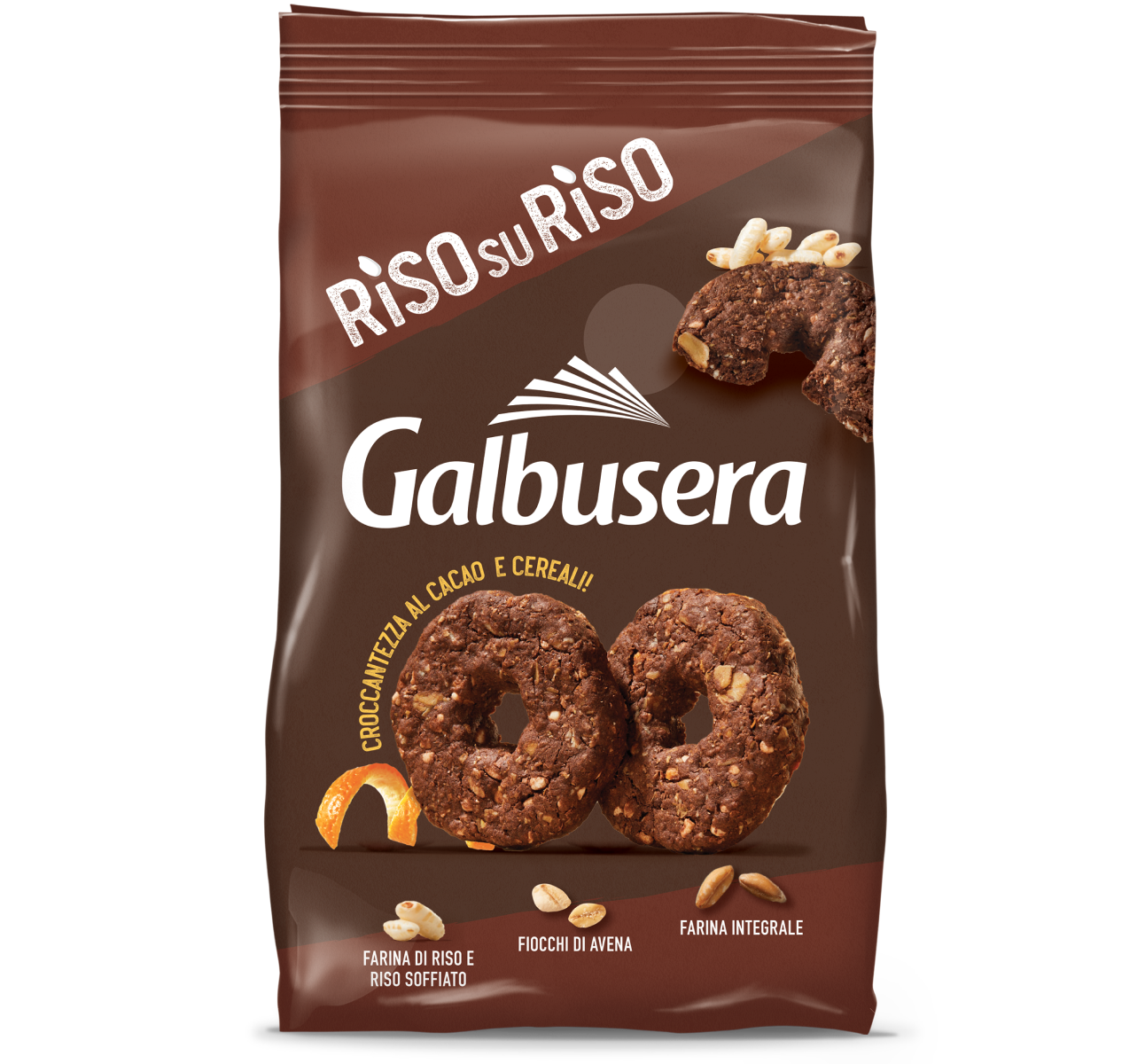 RisosuRiso frollini con riso, cereali e cacao