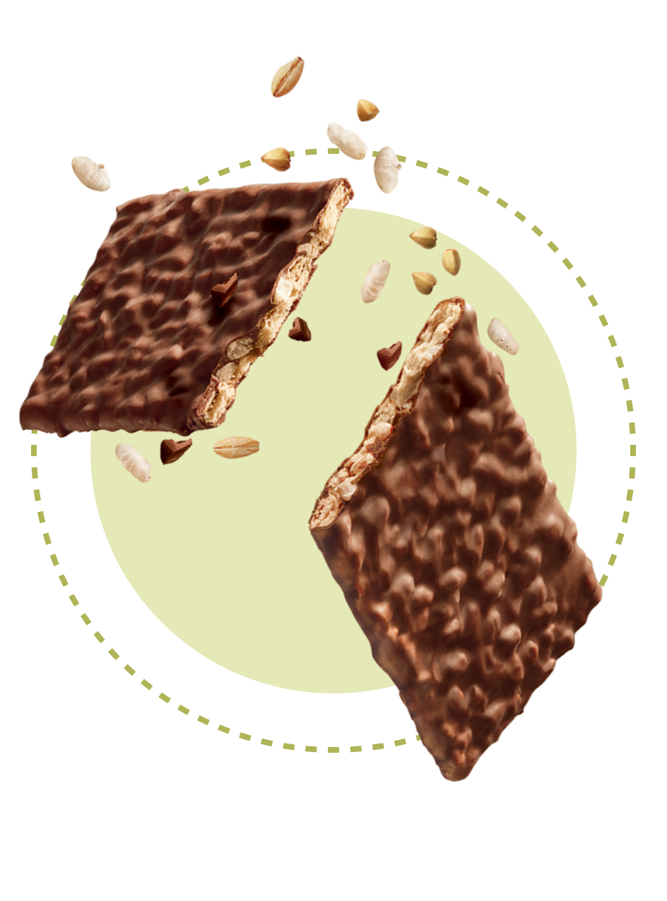 Cracker ricoperto cioccolato