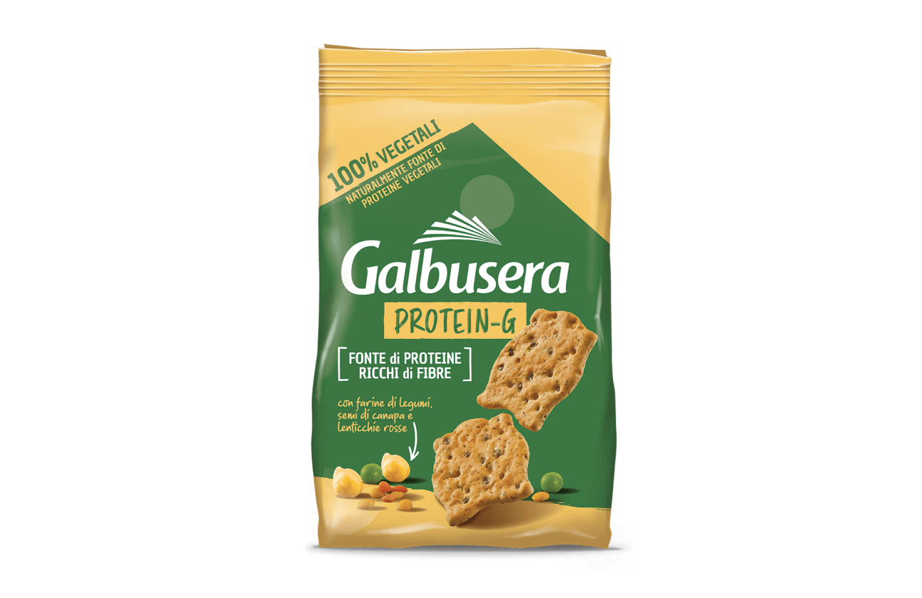 Protein-G cracker 100% vegetali, in sacchetto