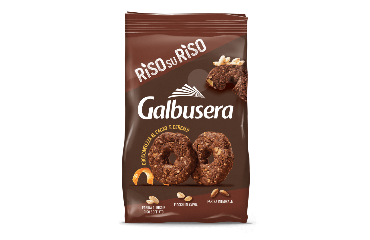 RisosuRiso frollini con riso, cereali e cacao