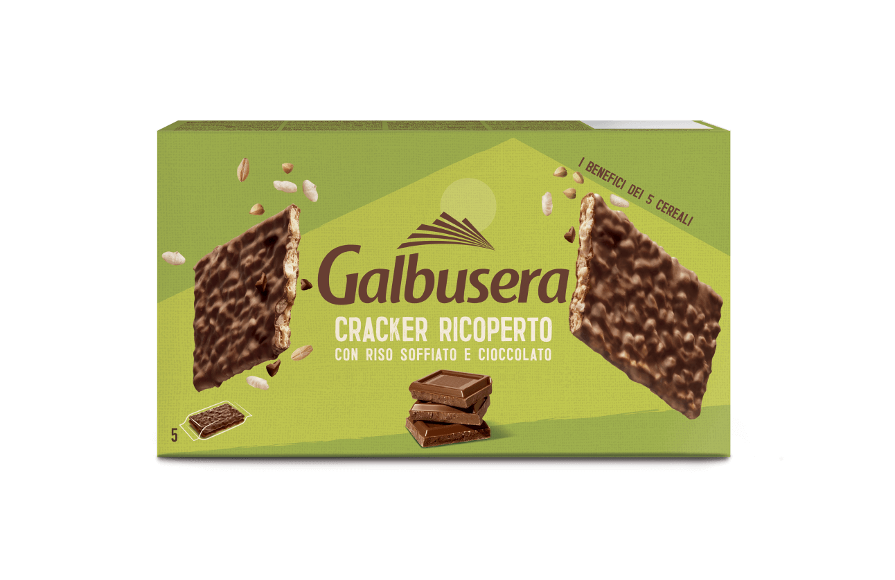 Cracker ricoperto cioccolato